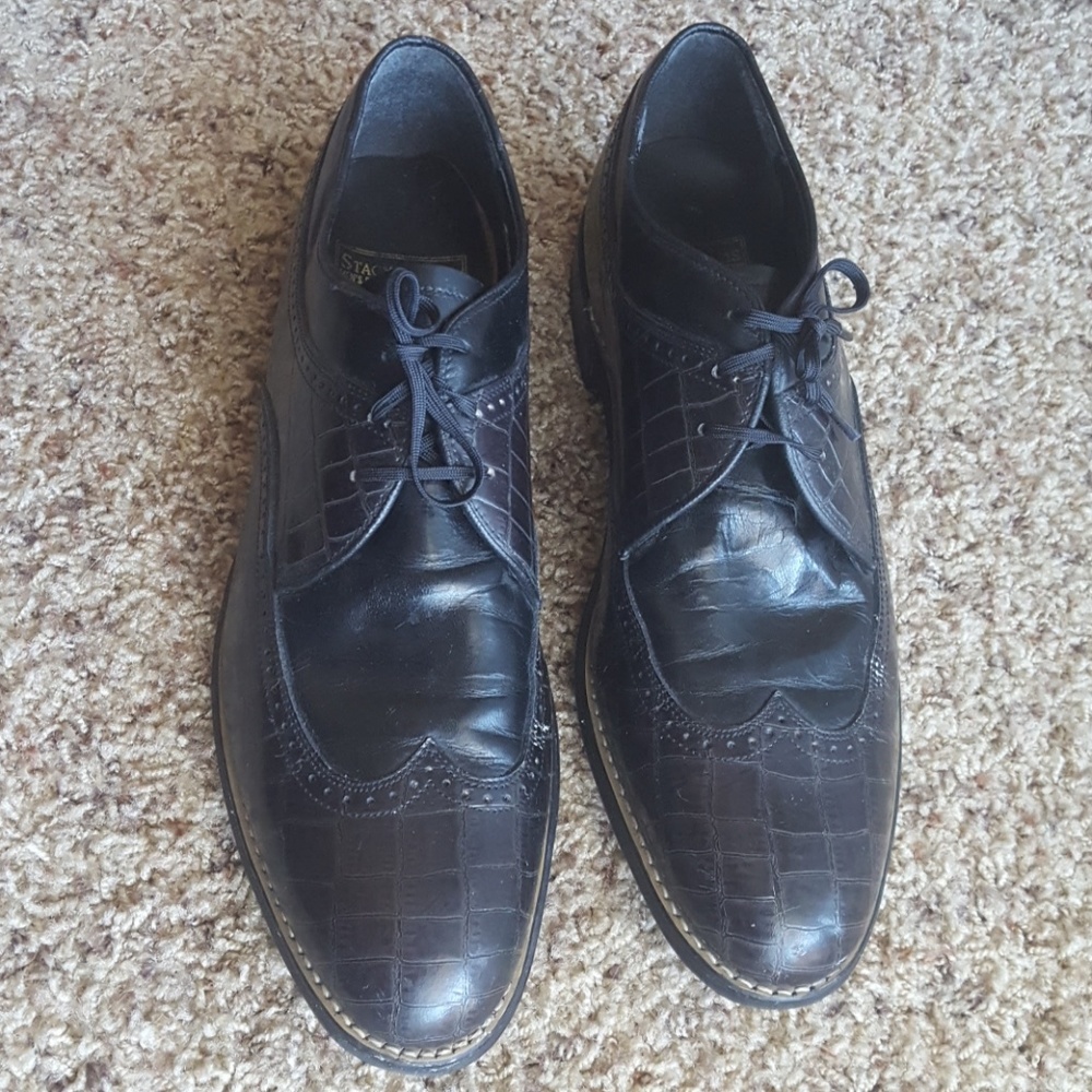 Stacy Adams leather Oxford shoes